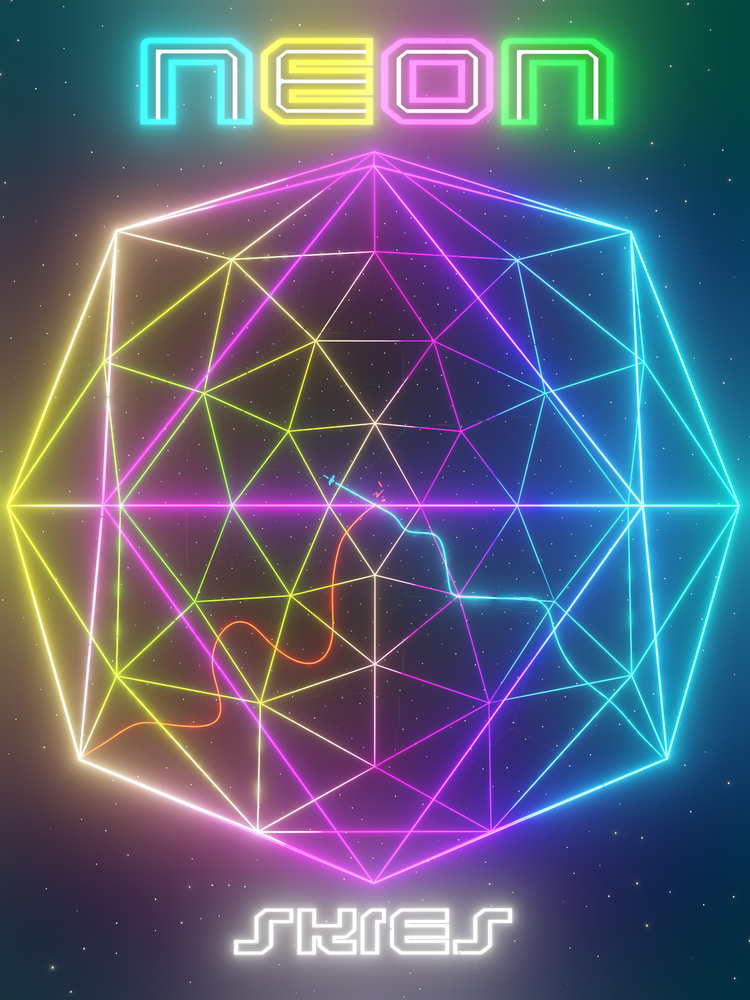 Neon Skies Poster